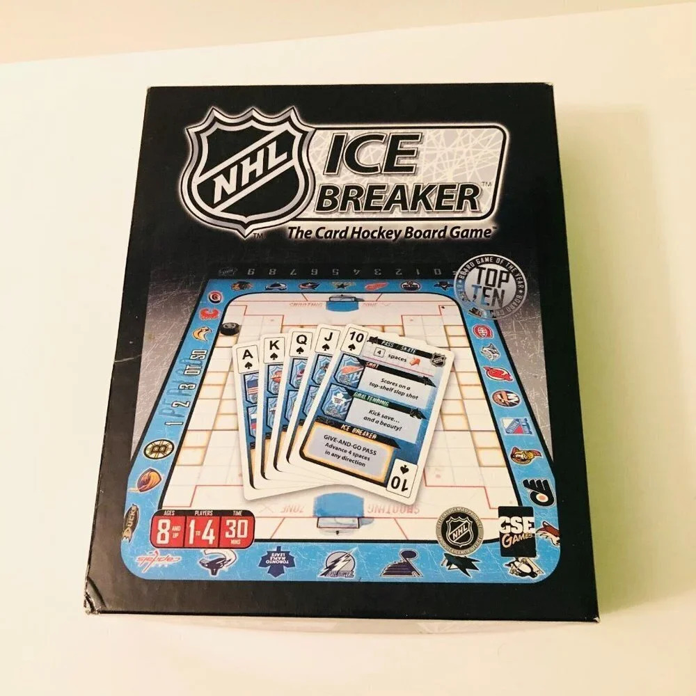2007 Ice Breaker Icebreaker Board Card Game NHL The Card Hockey Board Game